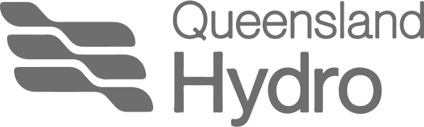 A logo of Queensland Hydro.